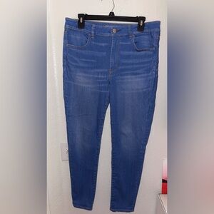 American Eagle Outfitters High Rise Blue Jeans